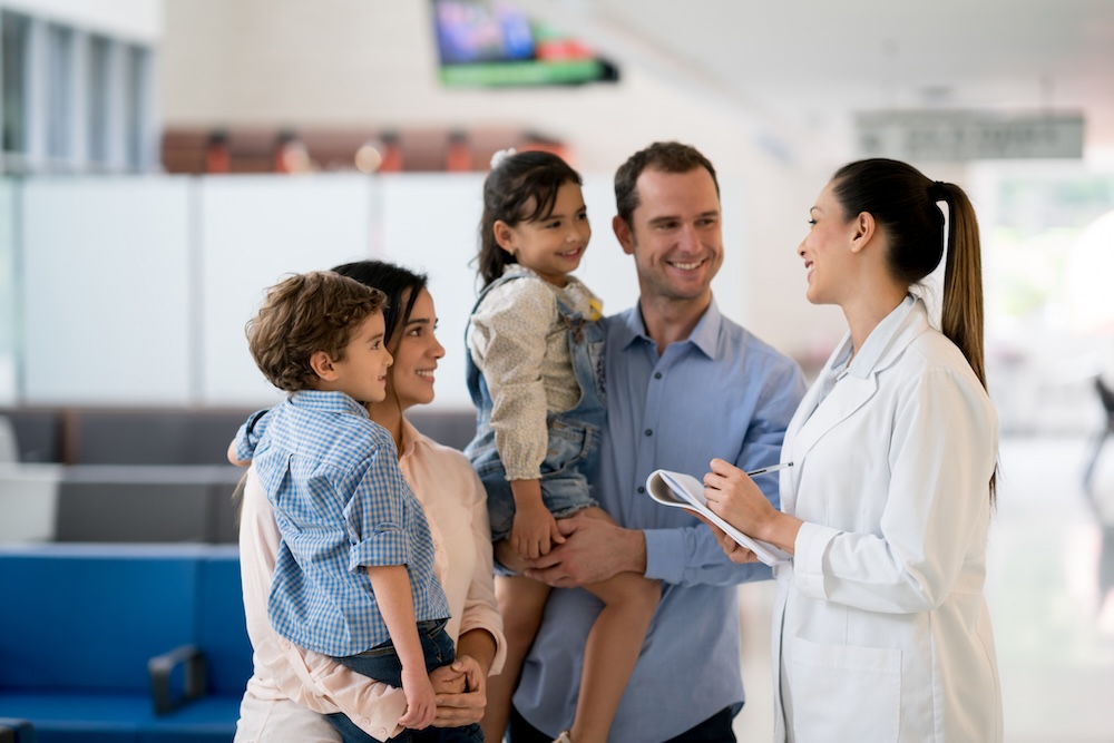 Family meeting with a doctor at AFFA
